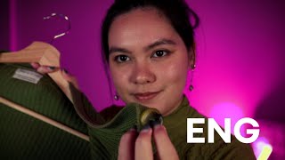 ASMR | Older Sibling Helps You Get Ready To Go Out (whispering, brushing, makeup)