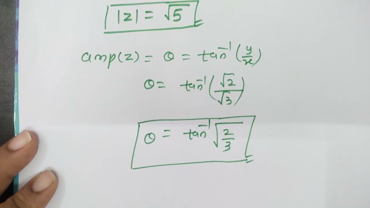 Class 11 mathematics complex number, Modulus and amplitude