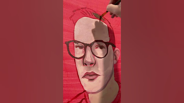 Painting Portrait Process #shorts