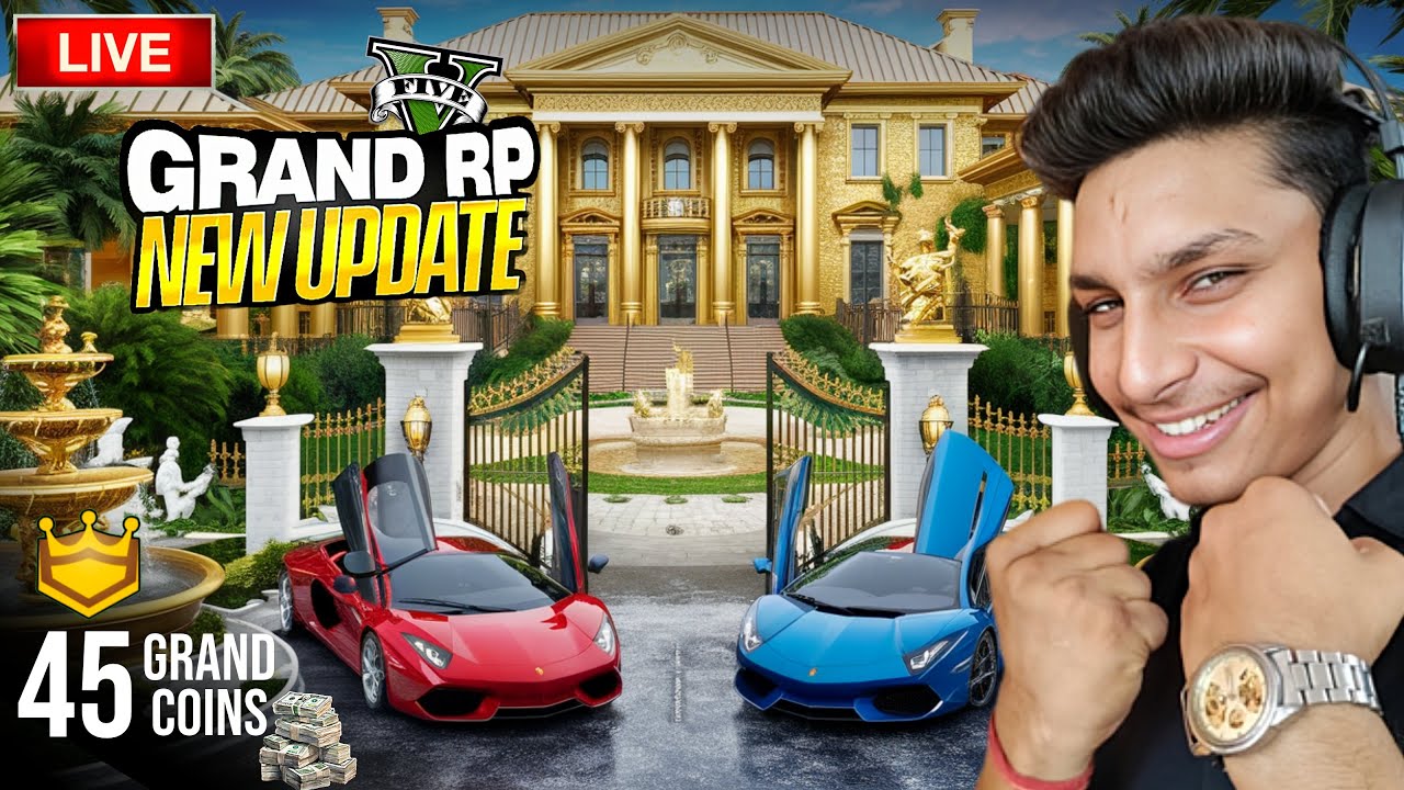 NEW BIG UPDATE IN GRAND RP FREE GC AND SCHOOL EVENT - YouTube