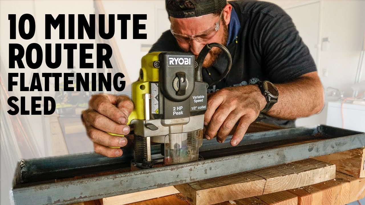 10 Minute Router Flattening Sled 