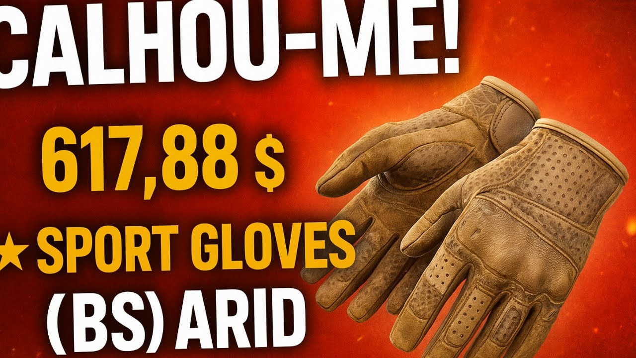 Calhou-me umas ★ Sport Gloves Arid de 617$! 🤯