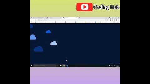 cloud animation in css #programming #shorts #Coding #viral #creative