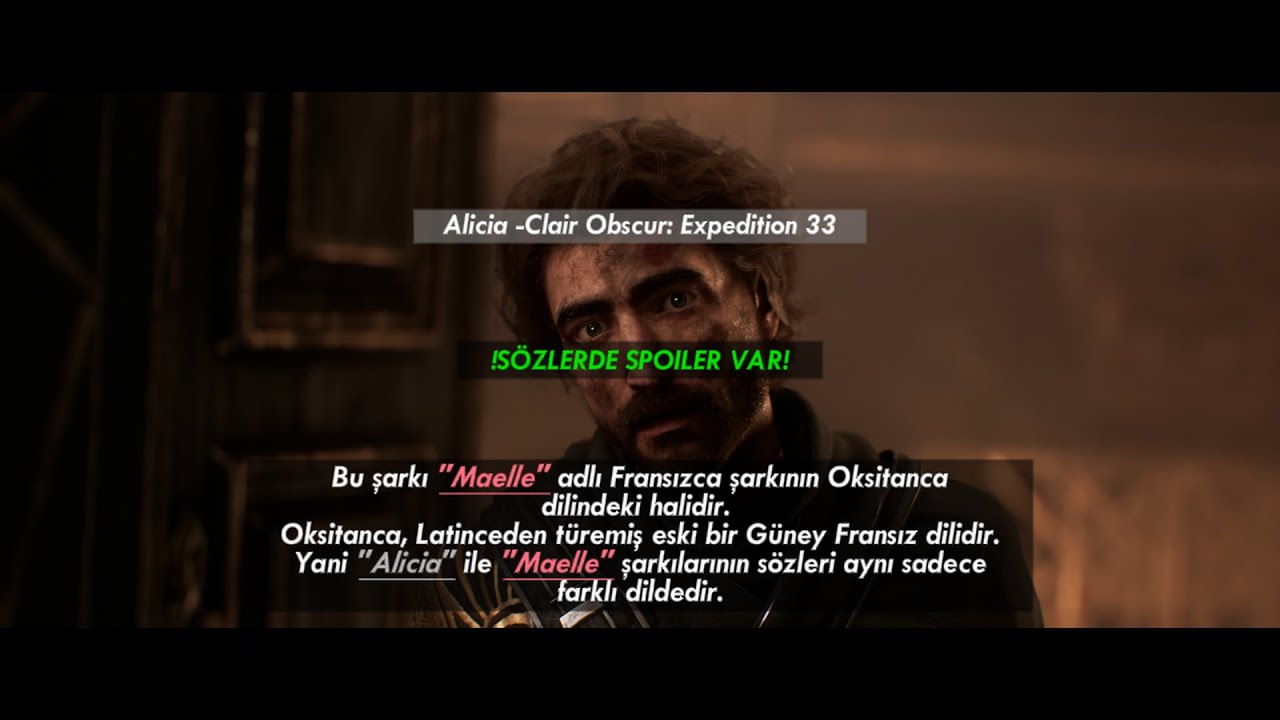 Alicia [Türkçe Çeviri] Main Menu Theme Clair Obscur : Expedition 33 (GOTY 2025)