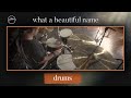 What a beautiful name  drums tutorial