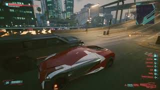 Cyberpunk 2077 Attacking An Suv On The Highway Next - Gen Update Ps5
