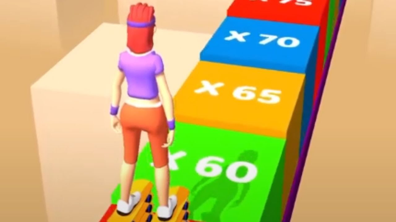 Skater Stacker Gameplay All Levels (Android,iOS)