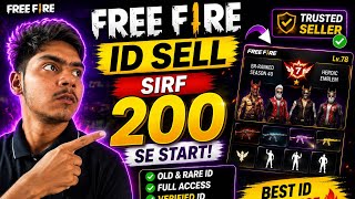 Free Fire ID Sell 🔥 | Sirf ₹200 Se Start 😱 | Rare & Old Free Fire ID | Best Price screenshot 5