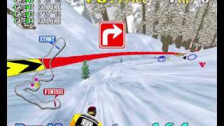 SEGA SKI SUPER G - SEGA Model 2 (HD Advanced Gameplay)