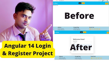 Angular 14 Project from Scratch, Login and Register with Authentication using MEAN Stack