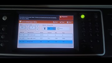 xerox 5855 laser light charge grid nvm values for good printing || print background problem solution