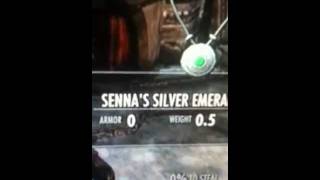 Sennas Silver Emerald Necklace Need Help - Skyrim