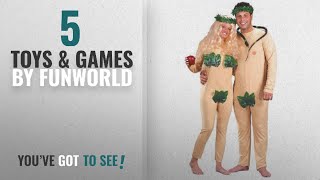 Top 10 Funworld Toys & Games [2018]: FunWorld Adam and Eve 2 In 1 Bag, Nude, One Size Costume