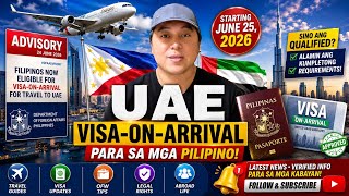 UAE Visa-on-Arrival for Filipinos 2026 | Complete Requirements, Who Qualifies? #visaonarrival 