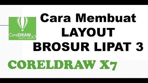 Tutorial Cara Membuat Layout brosur lipat 3 di CorelDraw - Mr. Santos