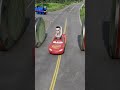 Weird Cars Driving Through Double Bollard TRAP BeamNG Drive Weird Cars Driving Through Double Bollard TRAP BeamNG Drive