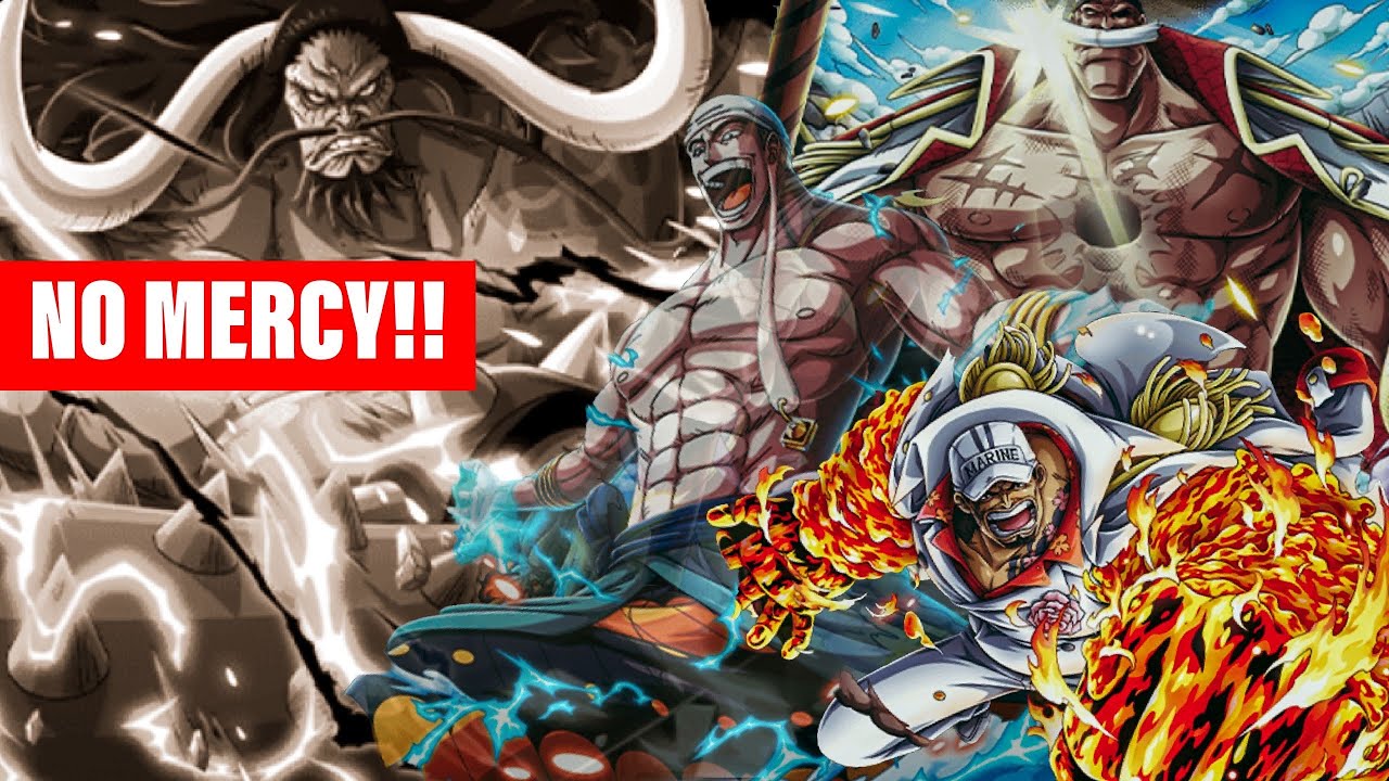 No Mercy V2 Kaido Vs Garp Challenge Whitebeard Enel Navy Optc カイドウ Vsガープからの挑戦 白ひげ エネル 海軍 トレクル Youtube