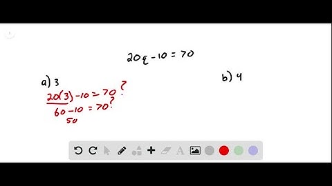 In the following exercises, determine whether each number is a solution to the equation. \beginarr…