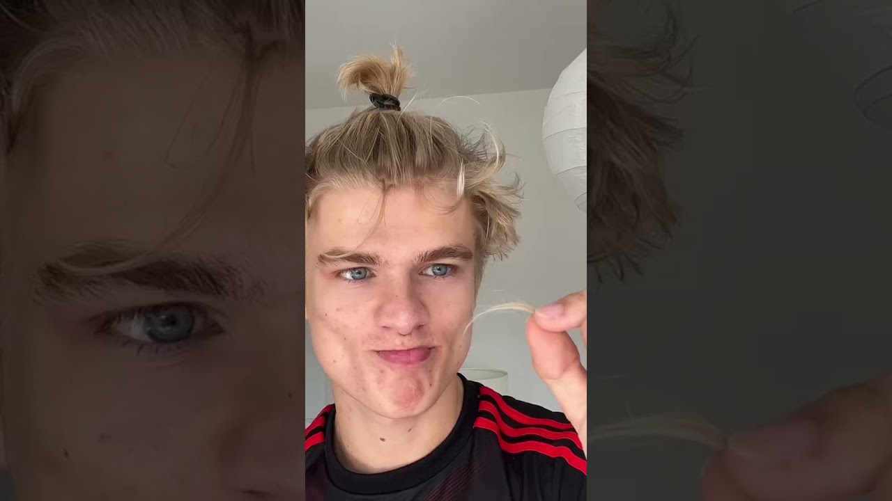 Giving myself a haircut for summer (hairdresser did the side n back)