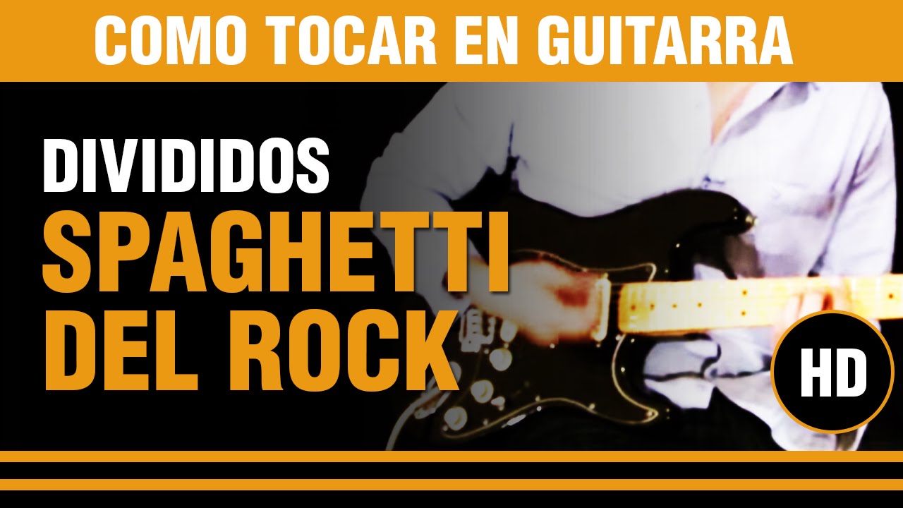 Como Tocar Spaghetti del rock de Divididos en guitarra VERSOS TUTORIAL -  YouTube