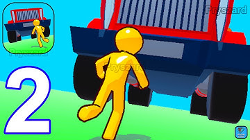 Scale Man - Gameplay Walkthrough Part 2 Stickman Shape Shifting Race Get Bigger (Android, iOS)