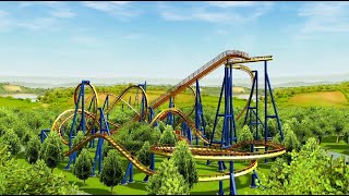 Building A Compact B&M Looping Coaster In RCT3