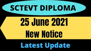 regular and exregular form sctevt diploma | sctevt Diploma notice |sctevt diploma Exam Rules 2021