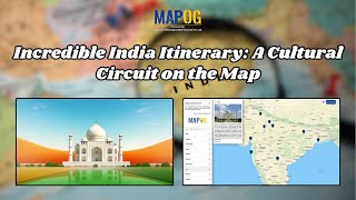 Incredible India on a Map#india #itinerary #smartmapping #datavisualization #technology #smartcities screenshot 4