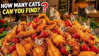 Find The Hidden Cats Before Your Chicken Gets Cold