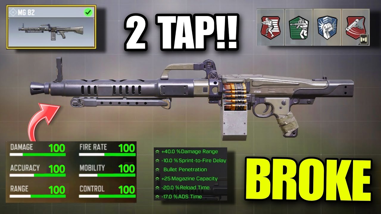 Сборка MG 82 "2 TAP" от оружейника | Лучшая сборка MG 82 от оружейника и модули для MG 82 | Сезон...