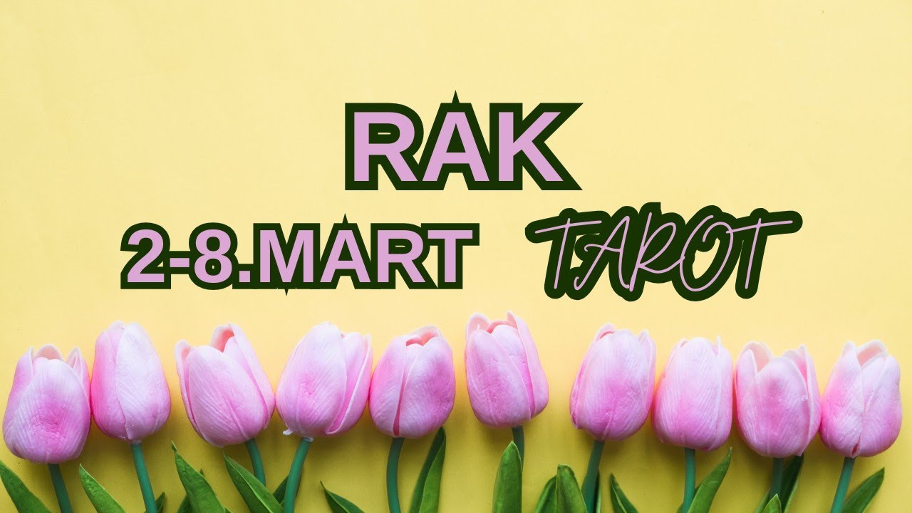 RAK ♋ Ne nasedajte na manipulacije 🔥 2-8. MART TAROT