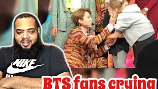 Bts reaction to crying fans | REACTION