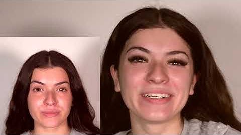 eyelash extensions Kim K effect - before and after