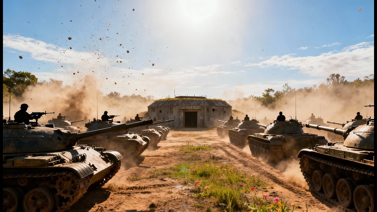 Sowjets schickten 40 Panzer gegen EINEN Bunker - keiner kehrte zurueck