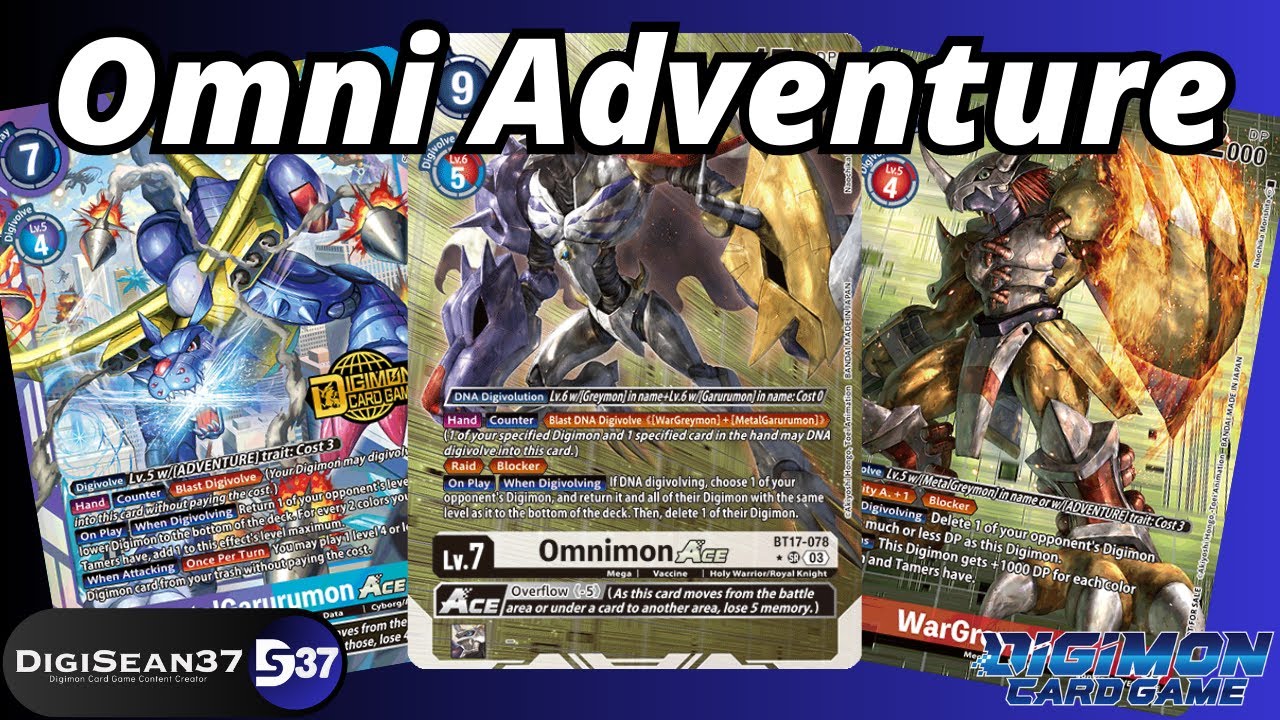 Adventure Omnimon Deck Profile | Digimon Card Game | BT21 World Convergence