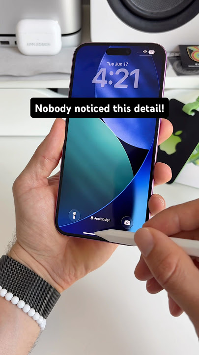 Sneaky iOS 26 Detail but took Hours to Design!
