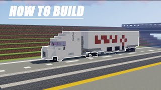 Minecraft Target Semi Trailer Truck Tutorial (NEW)