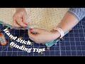 How to Hand Stitch Binding on a Quilt: 5 Top Tips