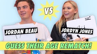 Jordan Beau vs. Jordyn Jones  Guess Their Age Rematch!