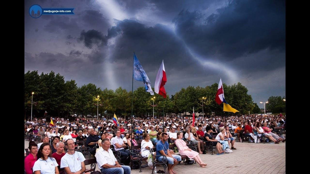 WIELKA BURZA W MEDJUGORJE !