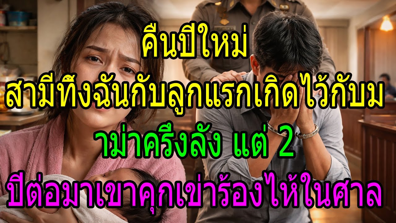 คืนปีใหม่ สามีทิ้งฉันกับลูกแรกเกิดไว้กับมาม่าครึ่งลัง แต่ 2 ปีต่อมาเขาคุกเข่าร้องไห้ในศาล