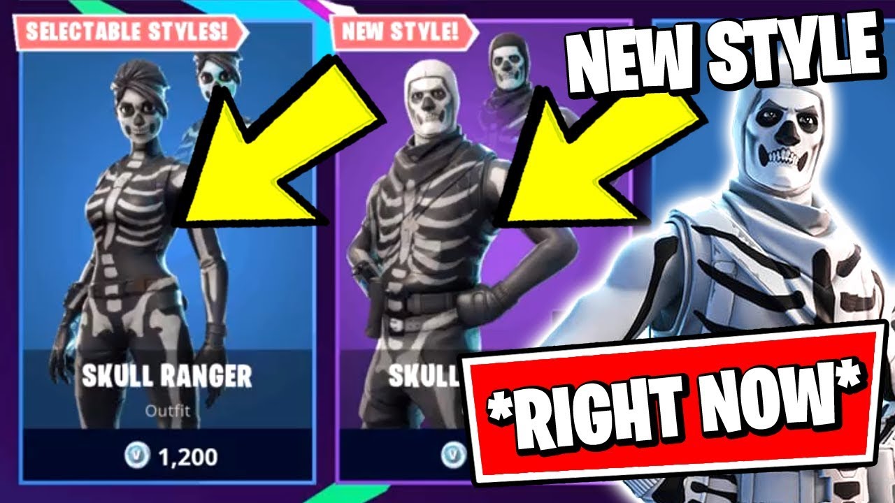 *NEW* SKULL TROOPER & STYLE *RIGHT NOW* (Fortnite CHAPTER