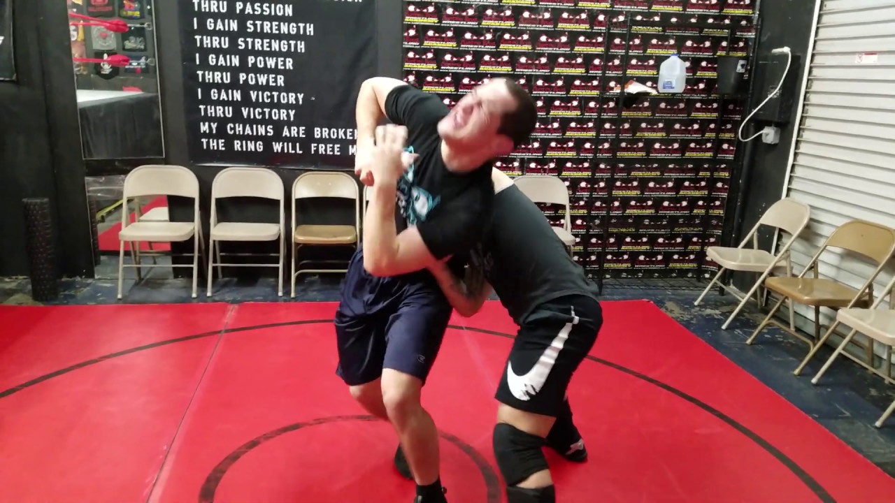 Hold for hold pro wrestling grappling