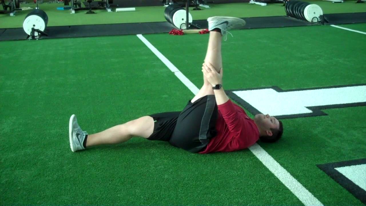 Lying Alternating Hamstring - YouTube