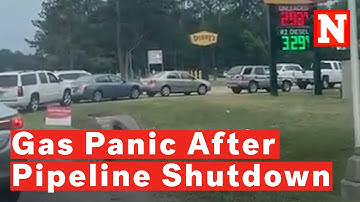 Video Shows Long Lines At Gas Stations In Alabama, Florida After Colonial Pipeline Shutdown