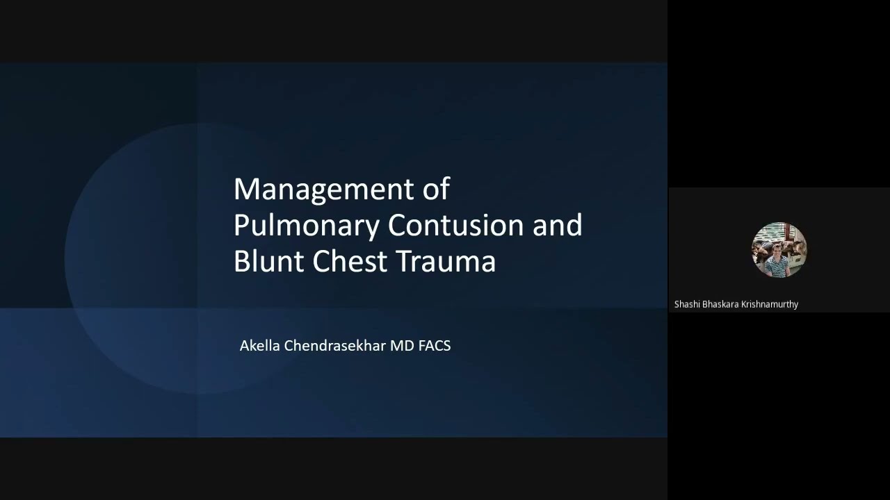 Ventilation in trauma - Flail chest, bronchopleural fistula | Cloudphysician Academy