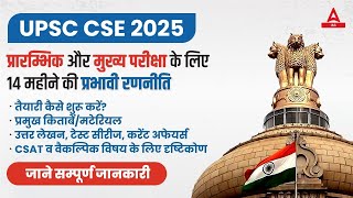 UPSC CSE 2025 | 14 Months Preparation Strategy - Start Now