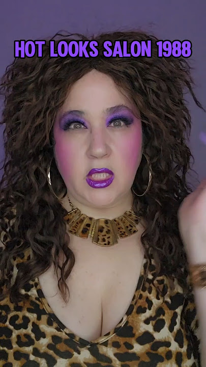 Hot Looks Salon, 1988! #salon #hairstylist #perm #charactercomedy #80s #80saesthetic