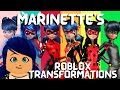 Marinettes miraculous roblox remake transforming into ladybug   more sidebyside comparisons