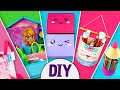 5 IDEIAS INCRÍVEIS COM PAPELÃO 💜 DIYS SUPER FOFINHOS 💜  ORGANIZADOR KAWAII - PORTA LÁPIS